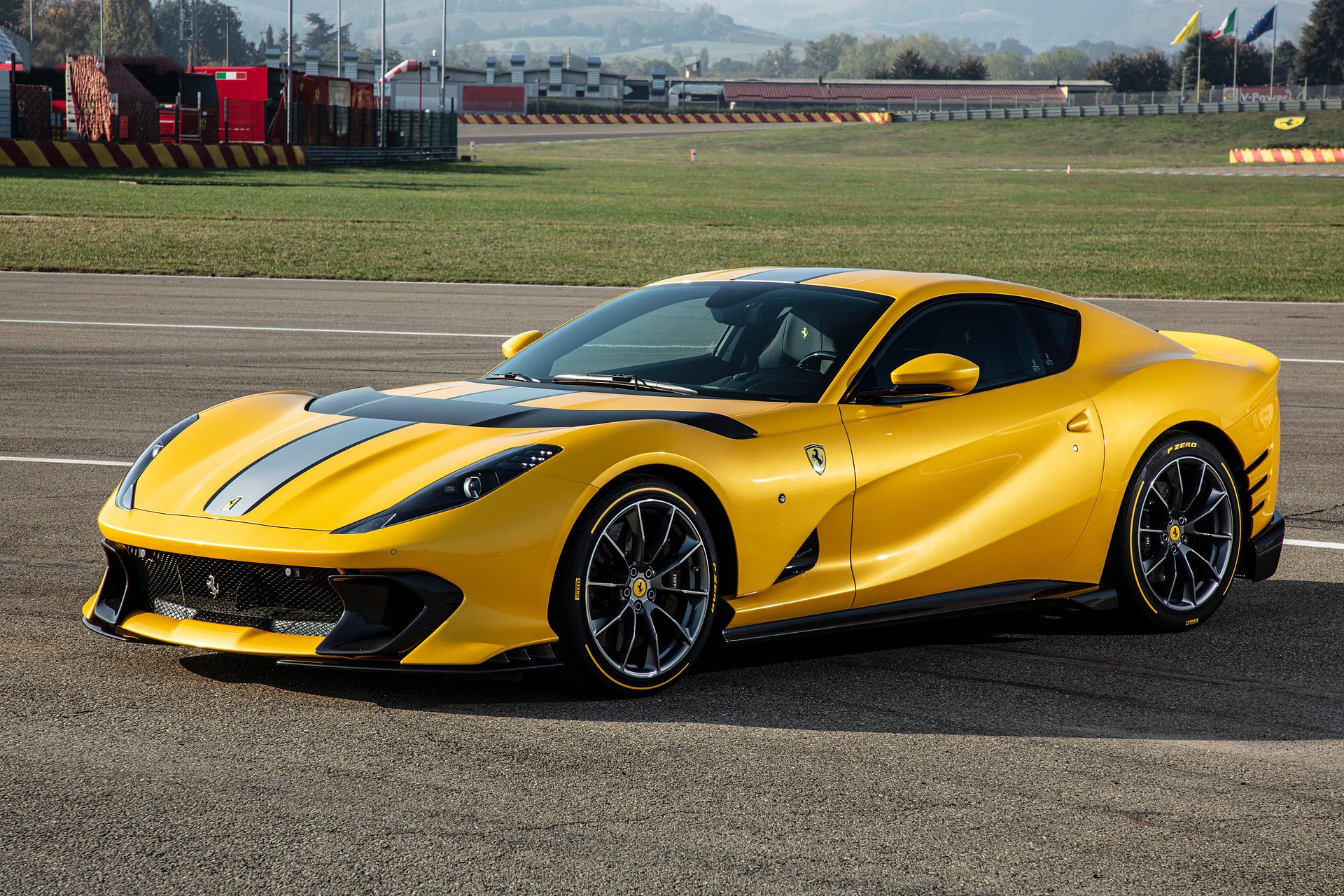 Ferrari 812 Competizione three-quarter view