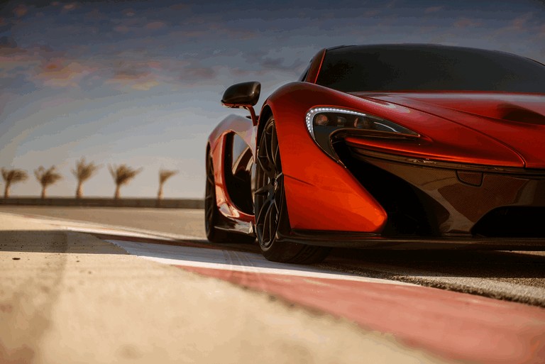 McLaren P1 dramatic close-up